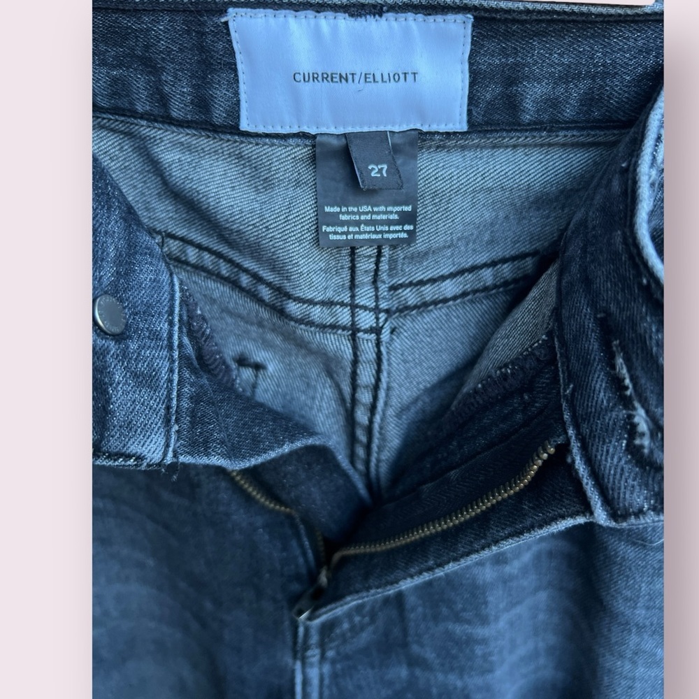 Current/Elliott Stiletto Skinny Jeans Washed Black - Picture 5 of 5